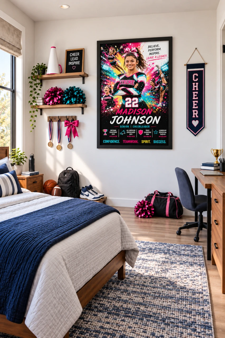 Cheer2 bedroom display