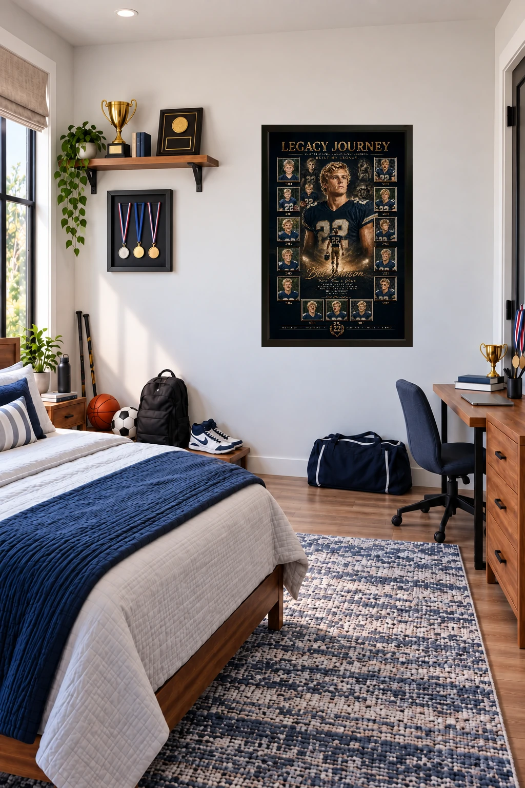 Legacy Journey bedroom display