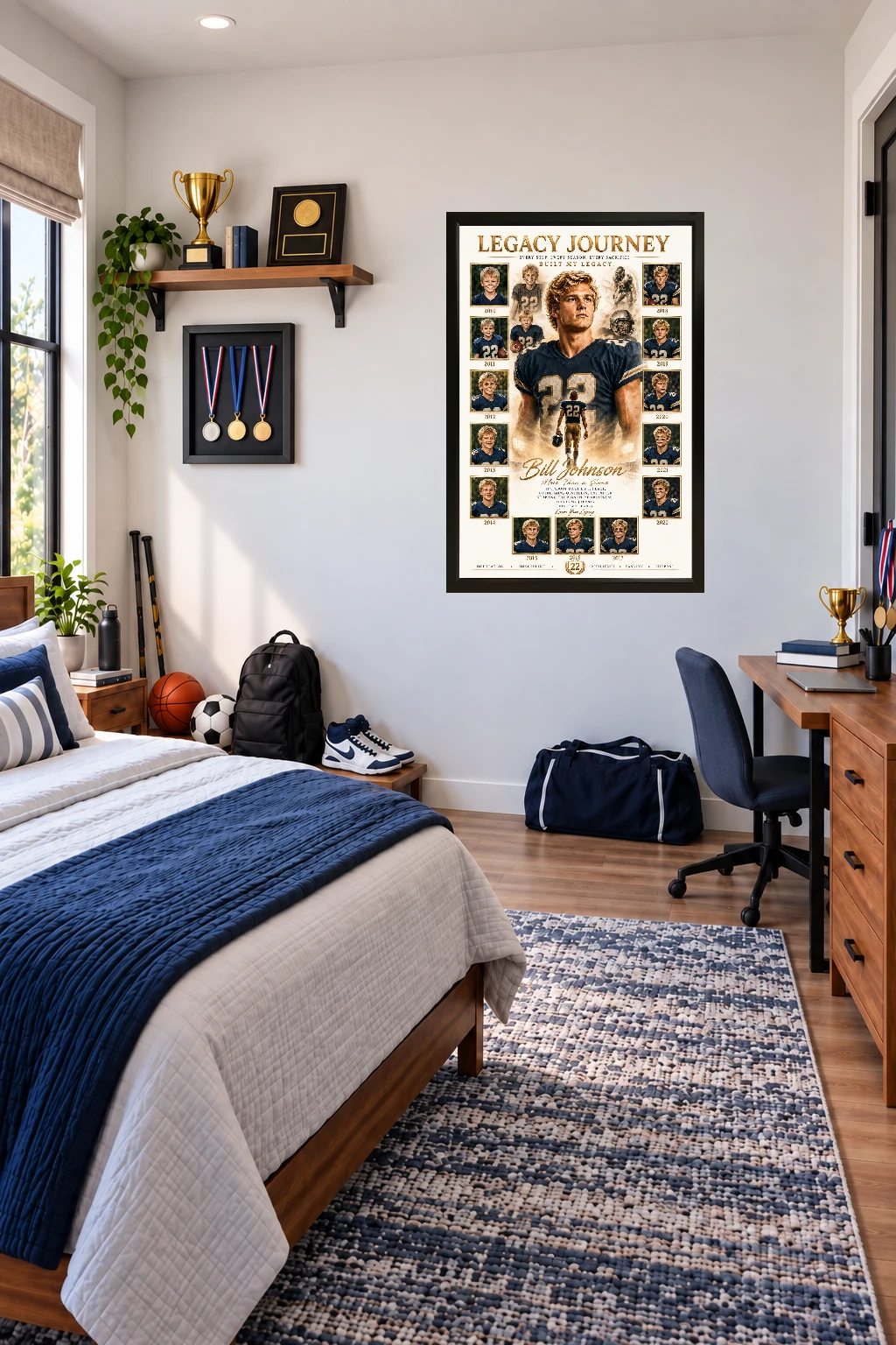 Legacy Journey bedroom display