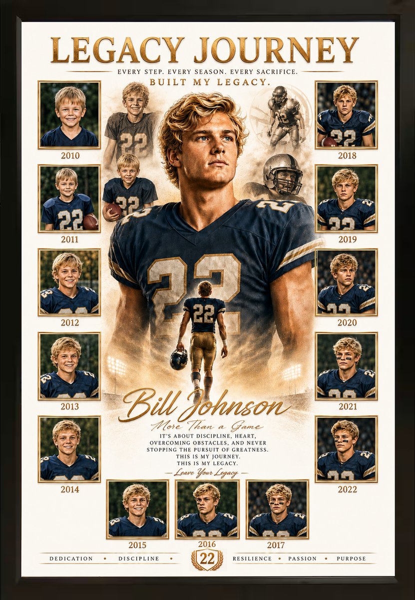 Framed basketball sports custom legacy portrait