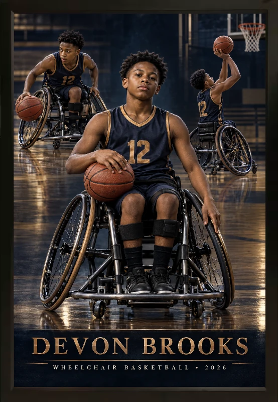 Basketball custom Professional portrait sample