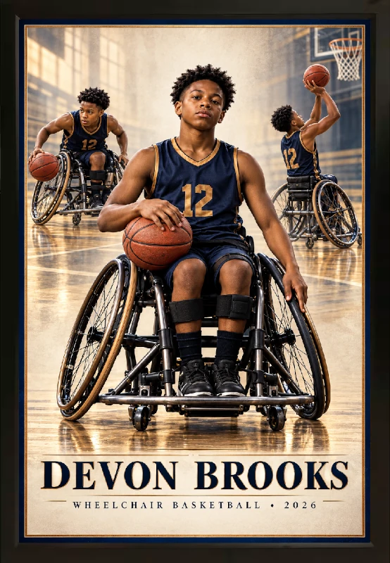Basketball custom Professional portrait sample
