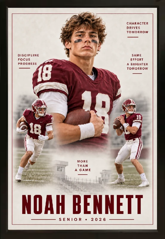 Football custom Professional portrait sample