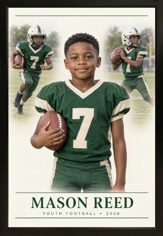 Football custom Professional portrait sample