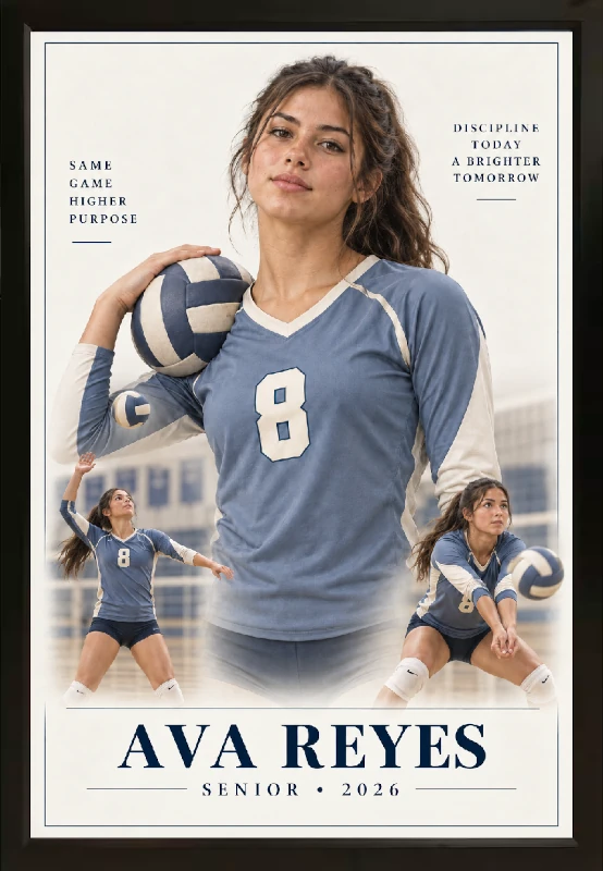Volleyball custom Professional portrait sample